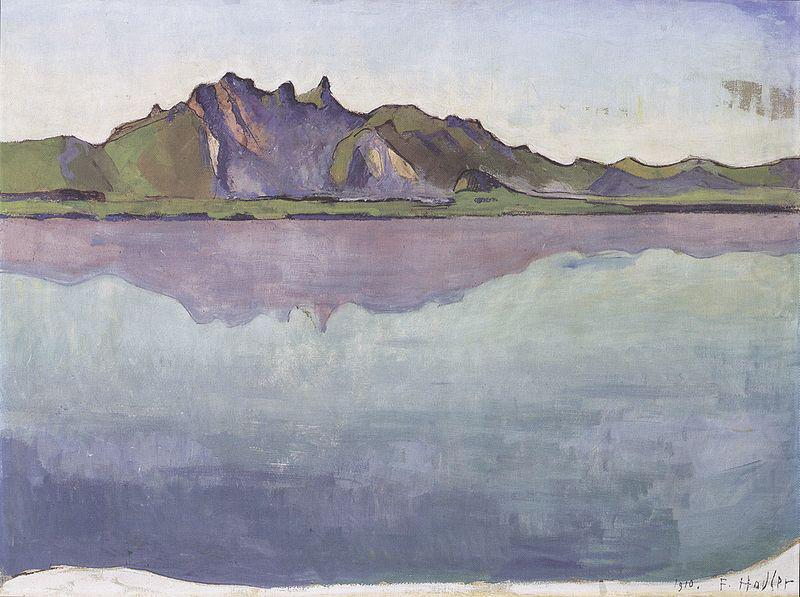 Ferdinand Hodler Thunersee mit Stockhornkette china oil painting image